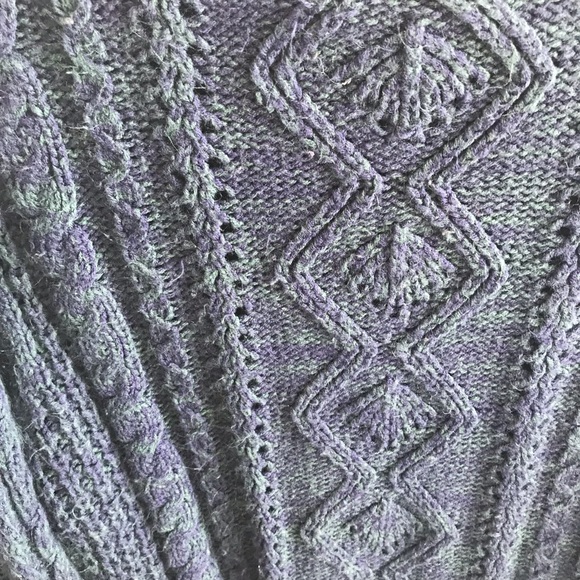 South Mountain cable knit sweater size large - Picture 6 of 6